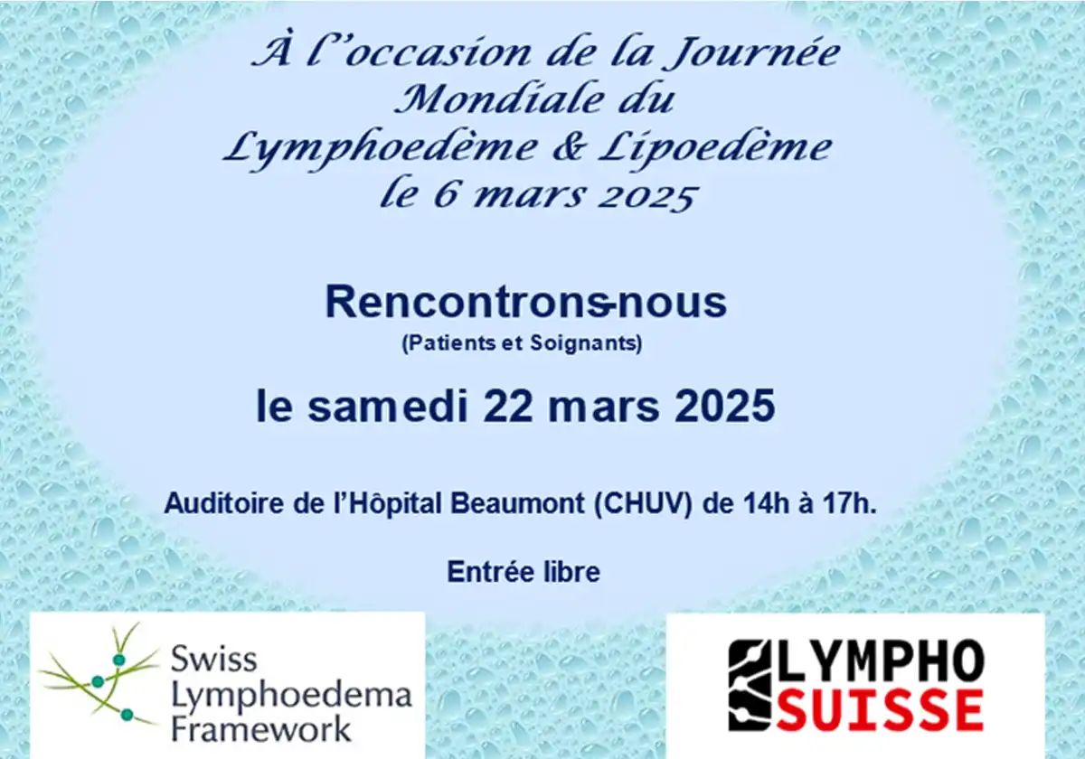 Rencontre pour la Journée Mondiale du Lymphœdème (& Lipoedème)